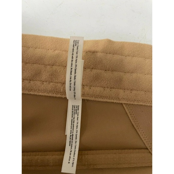 Soiree Longline Bustier Bra LeMystere Price $86 NWT Corset/Bustier BEIGE TAN 32C - Picture 9 of 11